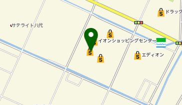 イオン八代店の地図画像
