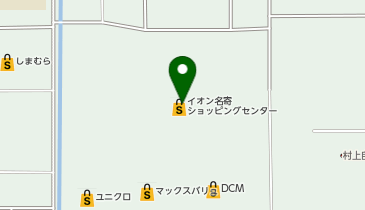 イオン名寄店の地図画像