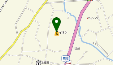 イオン飯田店の地図画像