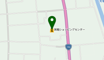 イオン箕輪店の地図画像