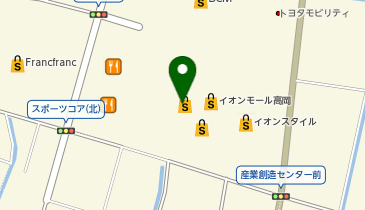 イオンスタイル高岡南の地図画像
