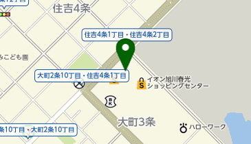 イオン旭川春光店の地図画像