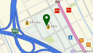 イオン諏訪ステーションパーク店の地図画像