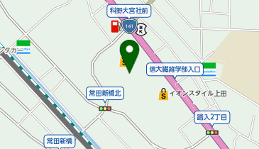 イオンスタイル上田の地図画像