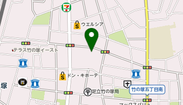 イオンスタイル竹の塚の地図画像