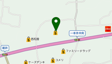 イオン中野店の地図画像