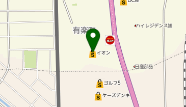 イオン半田店の地図画像