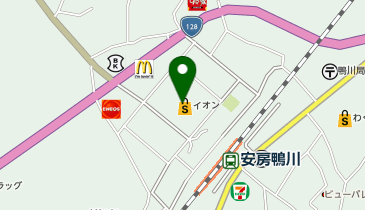 イオン鴨川店の地図画像