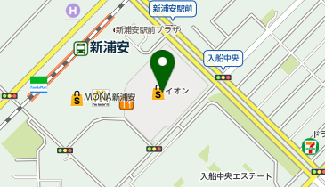 イオンスタイル新浦安の地図画像