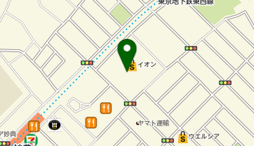 イオン市川妙典店の地図画像