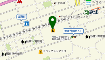 イオン高城店の地図画像