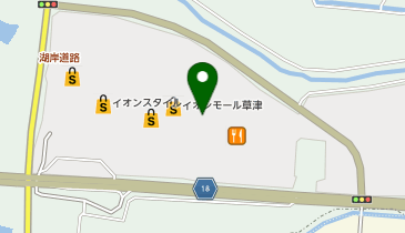 イオンスタイル草津の地図画像