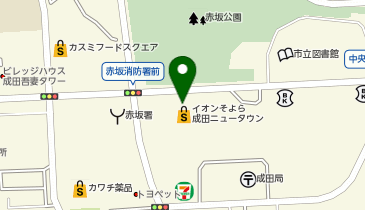 イオンスタイル成田ニュータウンの地図画像
