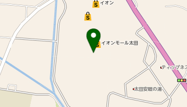 イオン太田店の地図画像