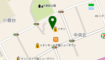 イオン千葉ニュータウン店の地図画像
