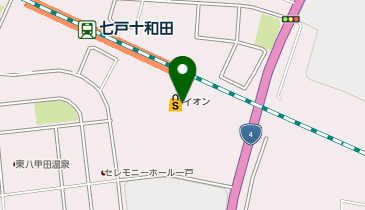 イオン七戸十和田駅前店の地図画像