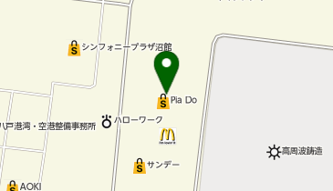 イオンスタイル八戸沼館の地図画像