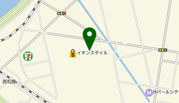 イオンスタイル八戸城下の地図画像