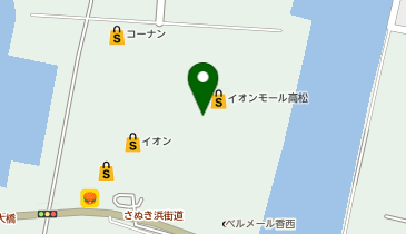 イオン高松店の地図画像