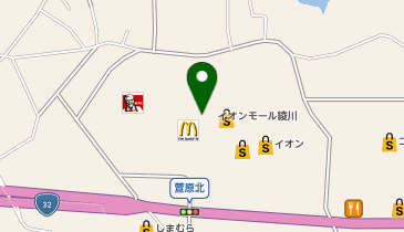 イオン綾川店の地図画像