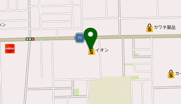 イオンみぶ店の地図画像