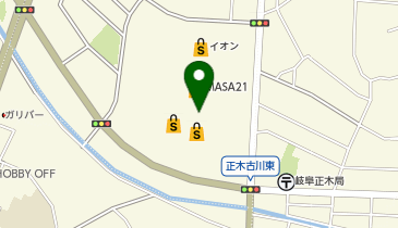 イオン岐阜店の地図画像