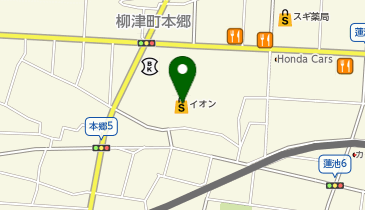 イオン柳津店の地図画像