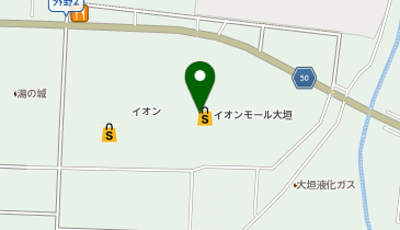 イオン大垣店の地図画像