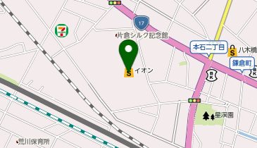 イオン熊谷店の地図画像