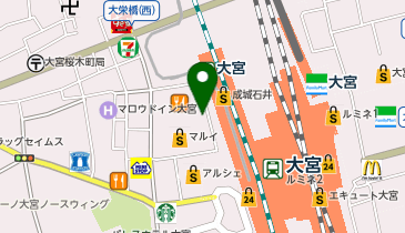 イオンスタイル大宮西口駅前の地図画像