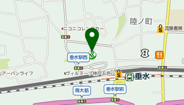 イオン垂水店の地図画像