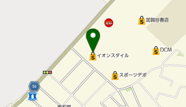 イオンスタイル茨島の地図画像