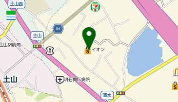 イオン土山店の地図画像