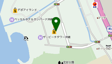 イオン北谷店の地図画像