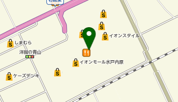 イオンスタイル水戸内原の地図画像