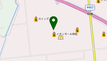 イオン明和店の地図画像