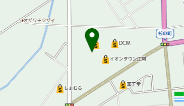 イオンスタイル江刺の地図画像