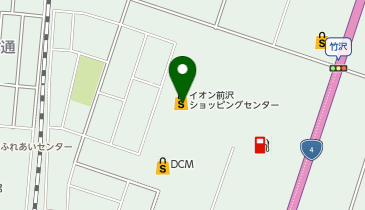 イオン前沢店の地図画像