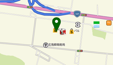 イオン江釣子店の地図画像