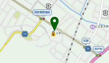 イオン熊野店の地図画像