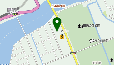 イオン鳥羽店の地図画像