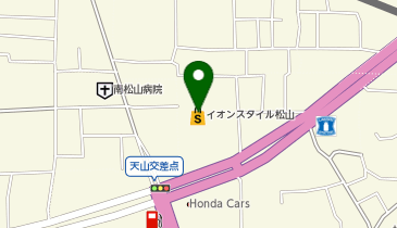 イオンスタイル松山の地図画像