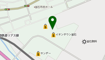 イオンタウン釜石の地図画像