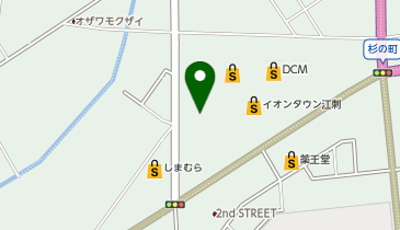 イオンタウン江刺(ツインプラザ内)の地図画像