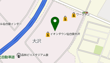 イオンタウン仙台泉大沢の地図画像