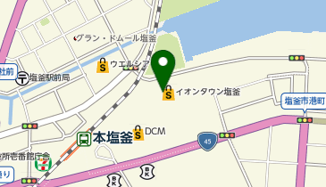 イオンタウン塩釜の地図画像