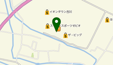 イオンタウン古川の地図画像
