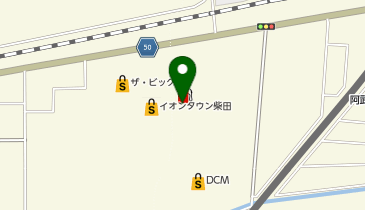 イオンタウン柴田の地図画像