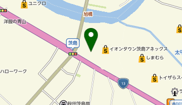 イオンタウン茨島アネックスの地図画像