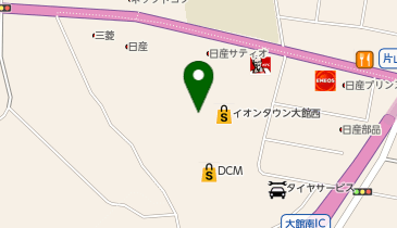 イオンタウン大館西の地図画像